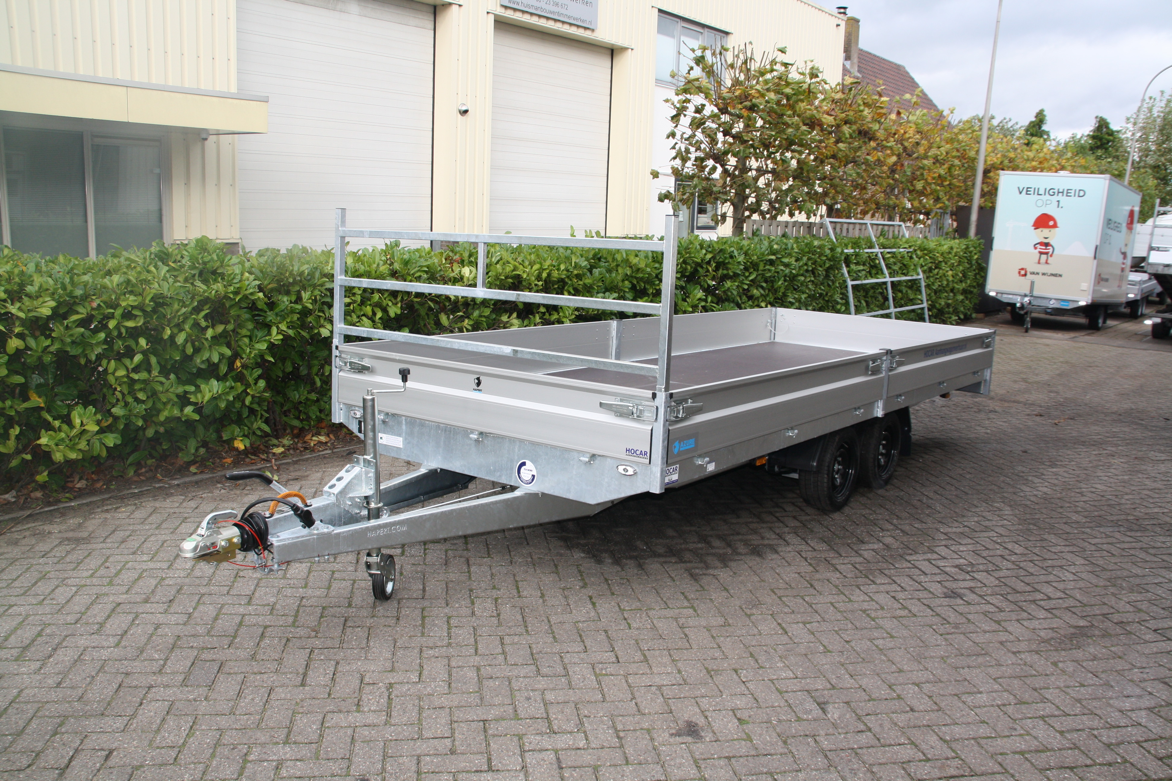 Plateauwagen 505x200cm 3500kg