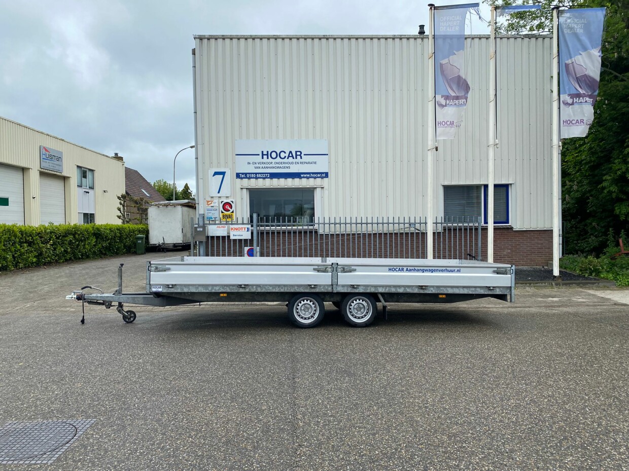 Plateauwagen 505x200cm 2700kg